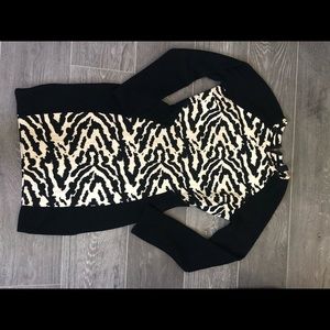 H&M : Professional, knee length animal print dress